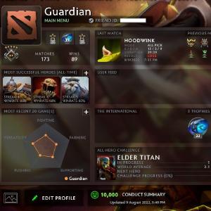 Guardian V | MMR: 1450 - Behavior: 10000 Outlet Hot Sale