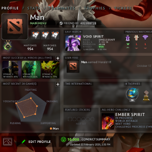 Herald II | MMR: 170 - Behavior: 10000 Cheap Sale Perfect