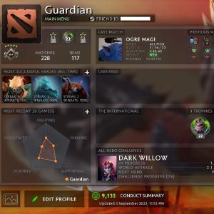 Guardian V | MMR: 1430 - Behavior: 9135 Looking For Cheap Pice