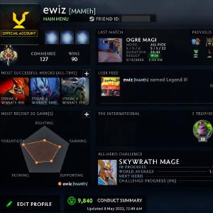 Ancient II | MMR: 4070 - Behavior: 9792 Shop Offer Online