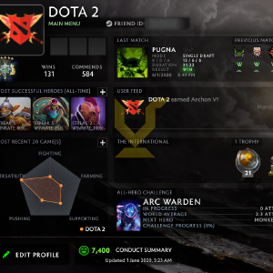 Archon V | MMR: 2940 - Behavior: 7400 Outlet Exclusive