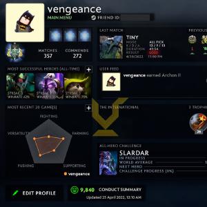 Archon I | MMR: 2200 - Behavior: 9840 The Cheapest Cheap Online