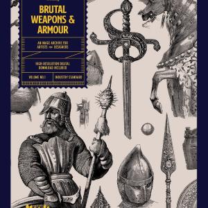Brutal Weapons and Armour: An Image Archive for Artists and Designers Cheap Sale Collections