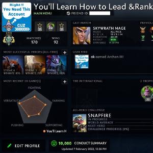 Archon III | MMR: 2670 - Behavior: 10000 Sale Reliable