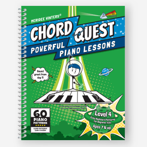 [SPIRAL BOUND VERSION] CHORD QUEST Powerful Piano Lessons Level 4: Advanced Keyboard Patterns, Chord Charts, Theory and More Free Shipping Big Sale