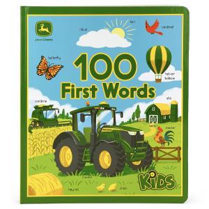 John Deere 100 First Words Board Book Outlet Cheap