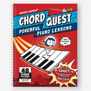 [SPIRAL BOUND VERSION] CHORD QUEST Powerful Piano Lessons Level 1 The Cheapest Cheap Online