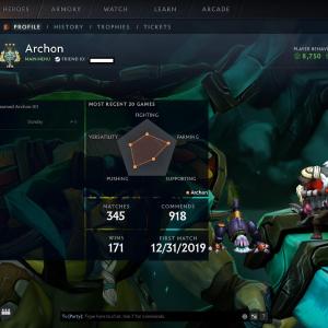 Archon III | MMR: 2689 - Behavior: 8750 - Communication: 8750 Online Sale