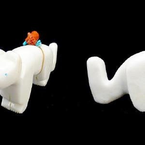 White Marble Mountain Lion by Bennie Bacy Latest Collections Sale Online