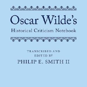 Oscar Wilde's Historical Criticism Notebook Sale Low Pice Fee Shipping