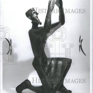 1966 Press Photo Sculptured art "The Vision" Browse Cheap Pice