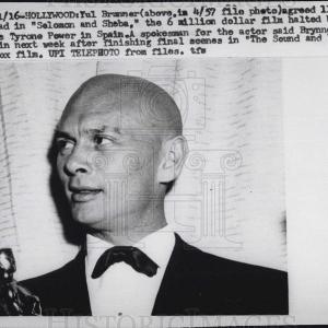 1958 Press Photo Yul Brynnner Sale Fast Delivery