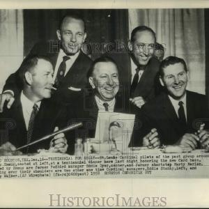 1958 Press Photo St. Louis Cardinals Pilots Honor Solly Hemus - nos18356 Cheap Sale Enjoy