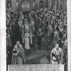1958 Press Photo Queen Elizabeth II Sale Top Quality
