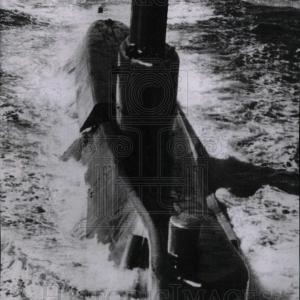 1958 Press Photo Navy Nuclear Submarine Seawolf Cheap Pice Top Quality