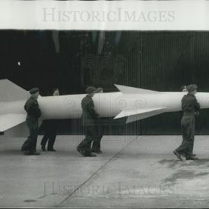 1958 Press Photo R.A.F. Rehearsal For Royal Tournamen With Credit Card Cheap Online