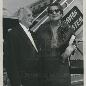 1958 Press Photo Mrs. George Slocum Michigan New Styles Cheap Pice