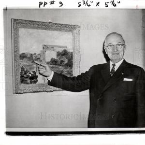 1958 Press Photo Harry S. Truman President Discount Explore
