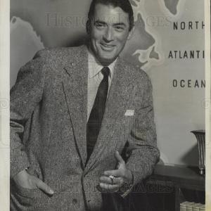 1958 Press Photo Gregory Peck Actor Moby Dick Get To Buy Cheap Pice