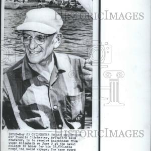 1967 Press Photo Around the World Voyage Really Cheap Shoes Online