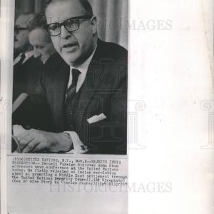 1967 Press Photo Abba Eban 2025 New Cheap Pice