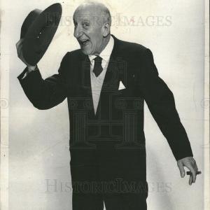 1963 Press Photo Comedian Jimmy Durante Sale Authentic
