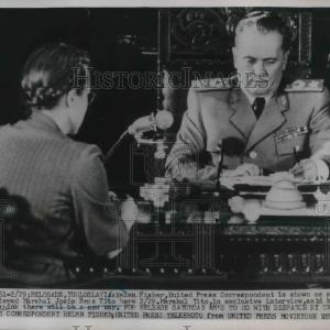 1962 Press Photo Helen Fisher Marshal Josip Broz Tito - nea32508 Sale Real