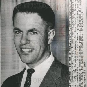 1962 Press Photo Don Bradley, campaign manager Free Shipping Cheap Online