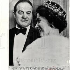 1962 Press Photo Bob Hope Queen Elizabeth II Cheap Sale Websites