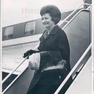 1962 Press Photo Lady Bird Johnson Lyndon Johnson LBJ Cheap Low Shipping