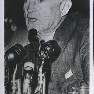 1960 Press Photo Senator Stuart Symington, News Conference Choice Cheap Pice