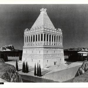 1960 Press Photo Seven Wonders of the World Mausoleum Amazing Pice Cheap Online