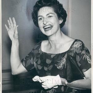 1960 Press Photo Lady Bird Johnson First Lady Claudia Cheap Sale Amazon