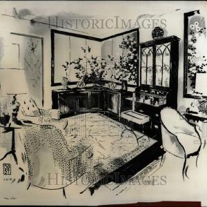 1970 Press Photo Living Buy Cheap Brand New Unisex