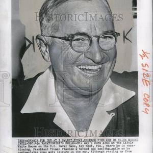 1957 Press Photo President Harry S Truman White House Manchester Great Sale Cheap Online