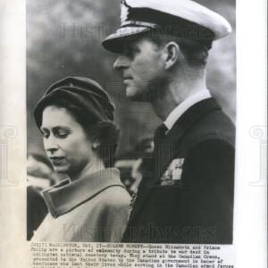 1957 Press Photo Queen Elizabeth and Prince Phillip Discount The Cheapest