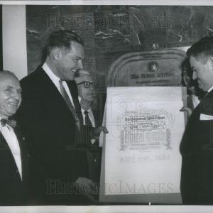 1957 Press Photo Henry Cabot Lodge, Ambassador To The United Nations & Others Cheap Sale Shop For