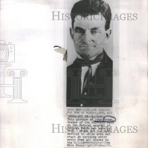 1959 Press Photo Raider John Brown Federal Harper US- RSA60381 For Sale Free Shipping