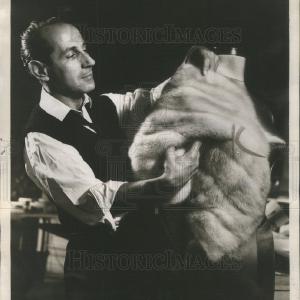 1957 Press Photo Emeric Partos, award-winning fur designer. Cheap With Mastercard