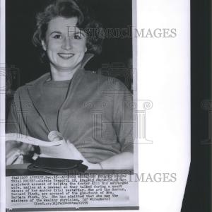 1959 Press Photo Carole Tregoff Wife Murder Trail Court Free Shipping Classic
