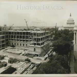 1957 Press Photo Construction on 10 story building Buy Cheap Cheap