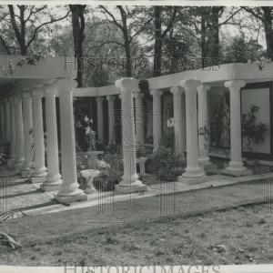 1957 Press Photo Chelsea flower show.Pompean Gardens exhibi Clearance Online Official Site