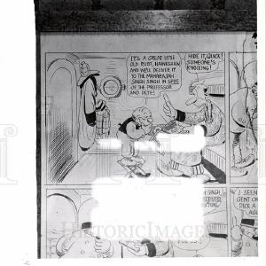 1957 Press Photo Comic Strip Cheapest Pice Cheap Online
