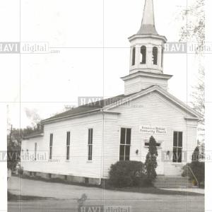 1957 Press Photo Commerce Methodist Church Michigan MI Footlocker Pictures