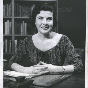 1957 Press Photo "True Story" Hostess Kathy Norris Clearance Discounts