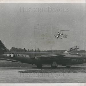 1957 Press Photo Aviation Aircraft Gyroplane Low Cost Sale Online