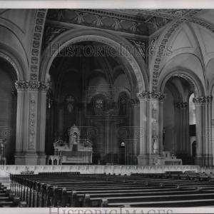 1956 Press Photo St. Columbkille Catholic Church Free Shipping Wholesale Pice
