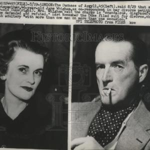 1961 Press Photo Duchess of Argyll in divorce proceedings against the Duke Good Selling Cheap Pice