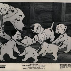 1961 Press Photo Disney One Hundred One Dalmatians Sale Reliable