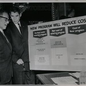 1961 Press Photo Allen Ellender Senator Politician Mich Outlet Order